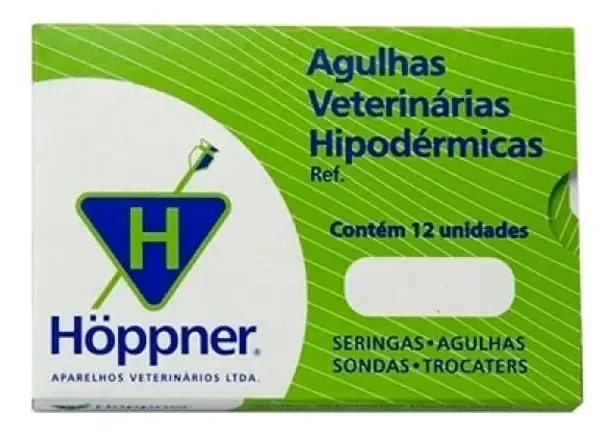 Agulha HiPodérmica Hoppner - 1 Unidade 12x10