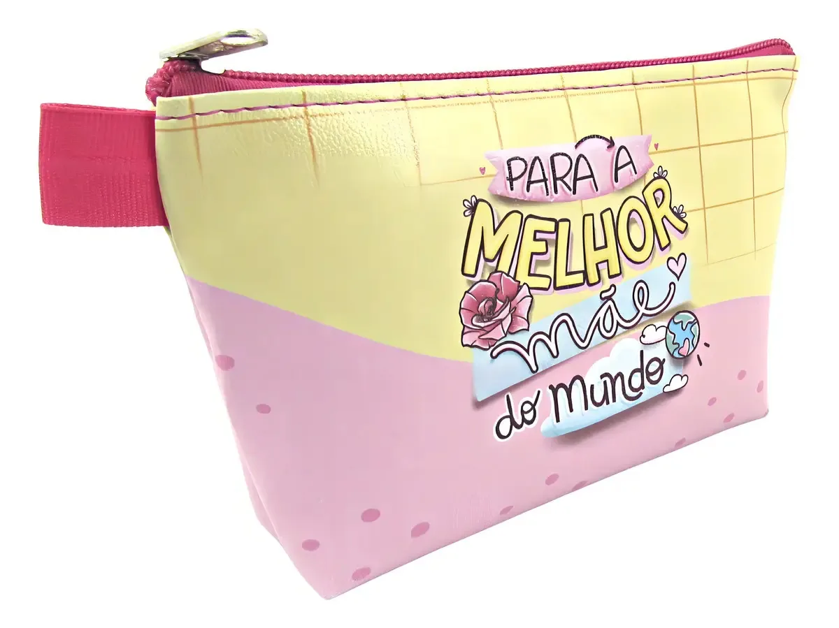 Kit 300 Necessaires Femininas Trapézio Pequena Dia Das Mães Cor Para A Melhor Mãe
