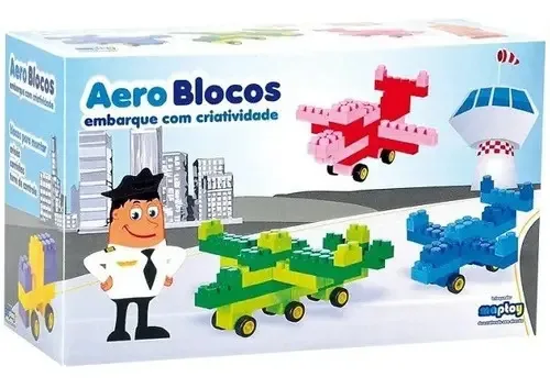 Blocos Montar Maptoy Aero 653 0