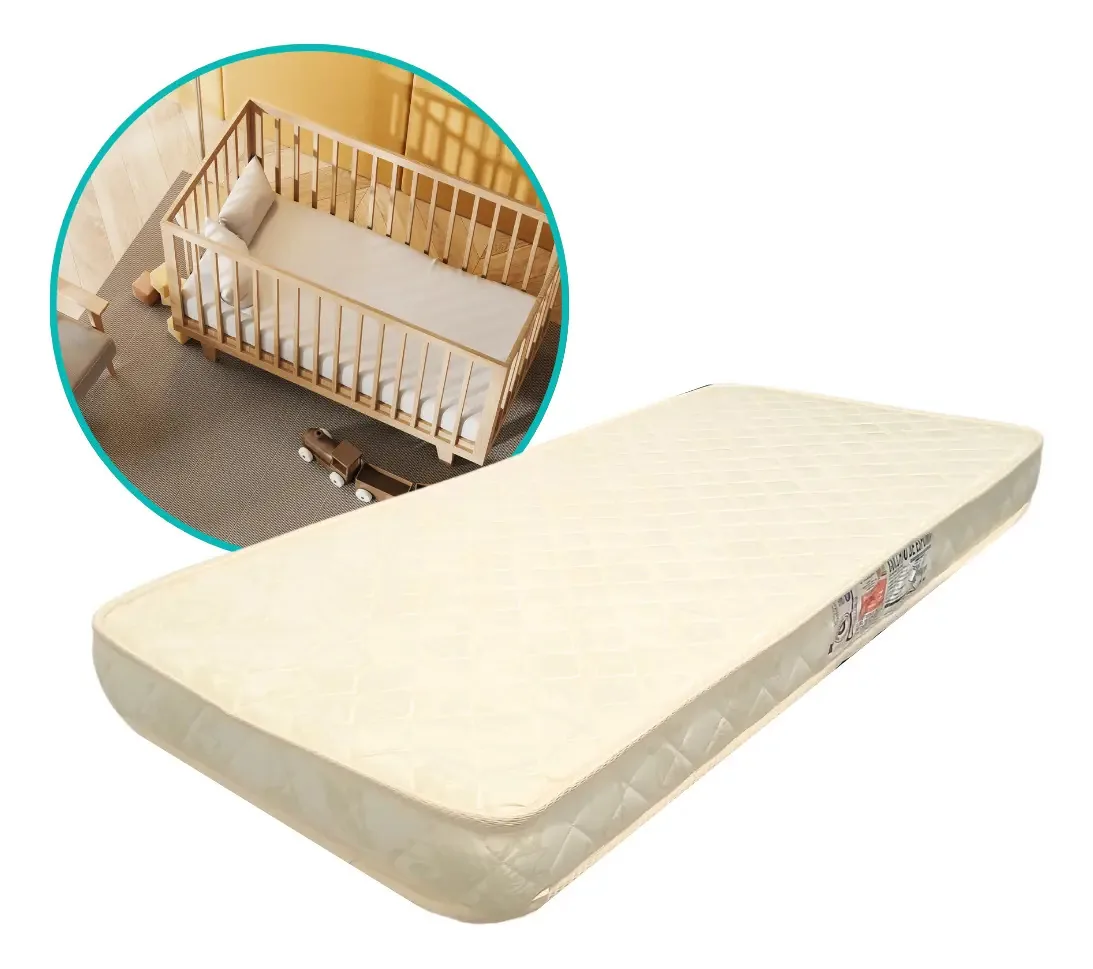 Colchão Berço Luckspuma Baby 70x130x10cm D18 Espuma Antialérgico