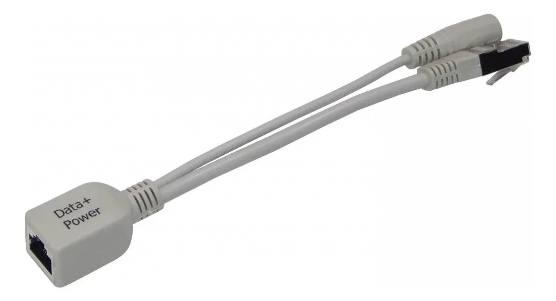 Injetor passivo Mikrotik Poe 10-100Mbps 10-28v Jack/Plug-5.5