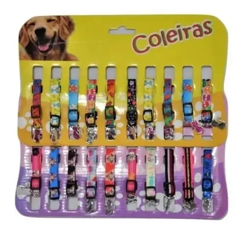 Coleira Powerpets Seda Est Variada N2