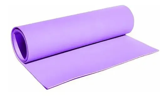 Tapete Colchonete Eva Funcional Lilas Para Yoga Fitness