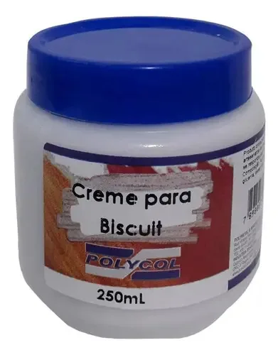 Creme Para Biscuit Polycol Textura Macia Para Artesanato