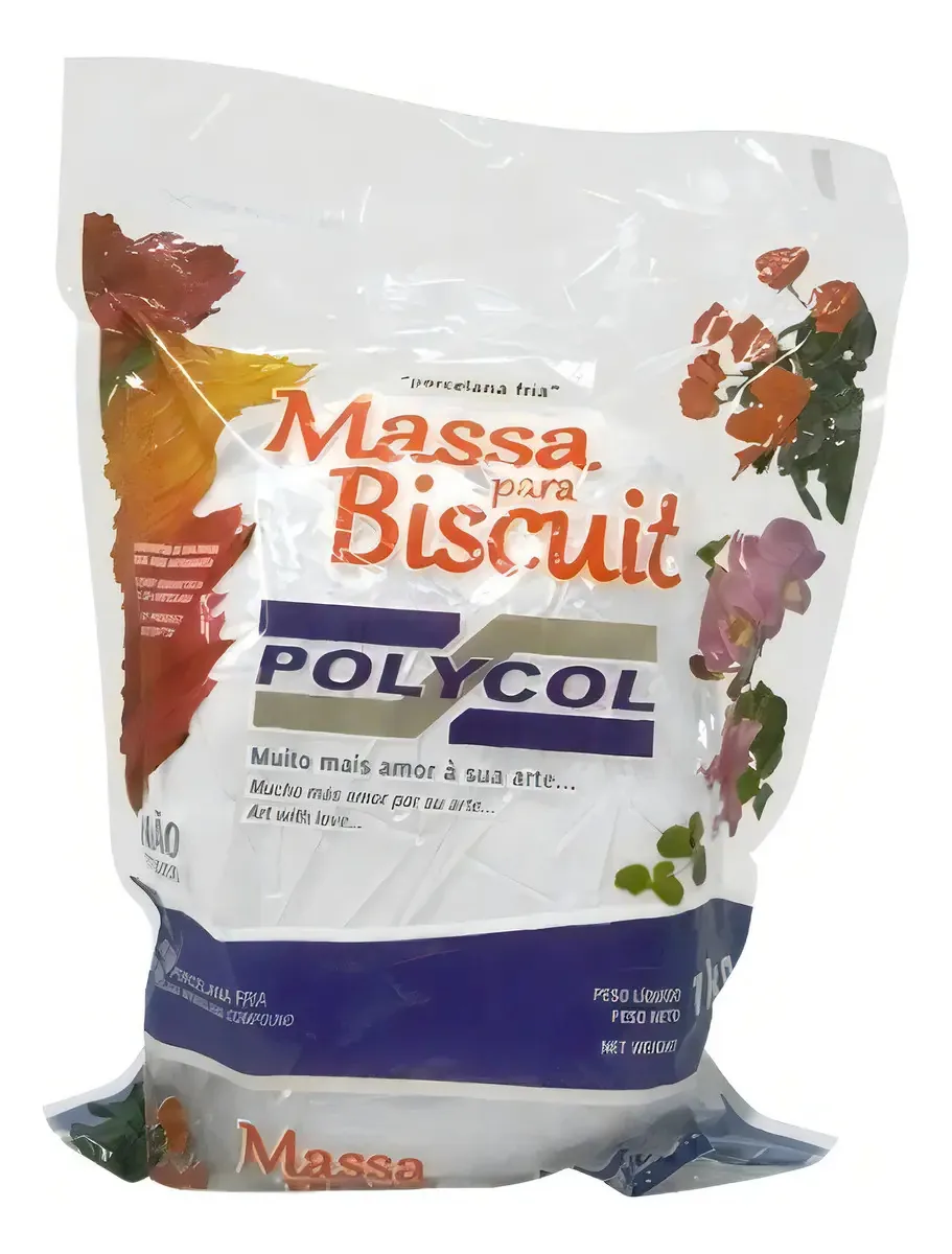 Massa De Biscuit Polycol 1 Kg - 12kg- Natural