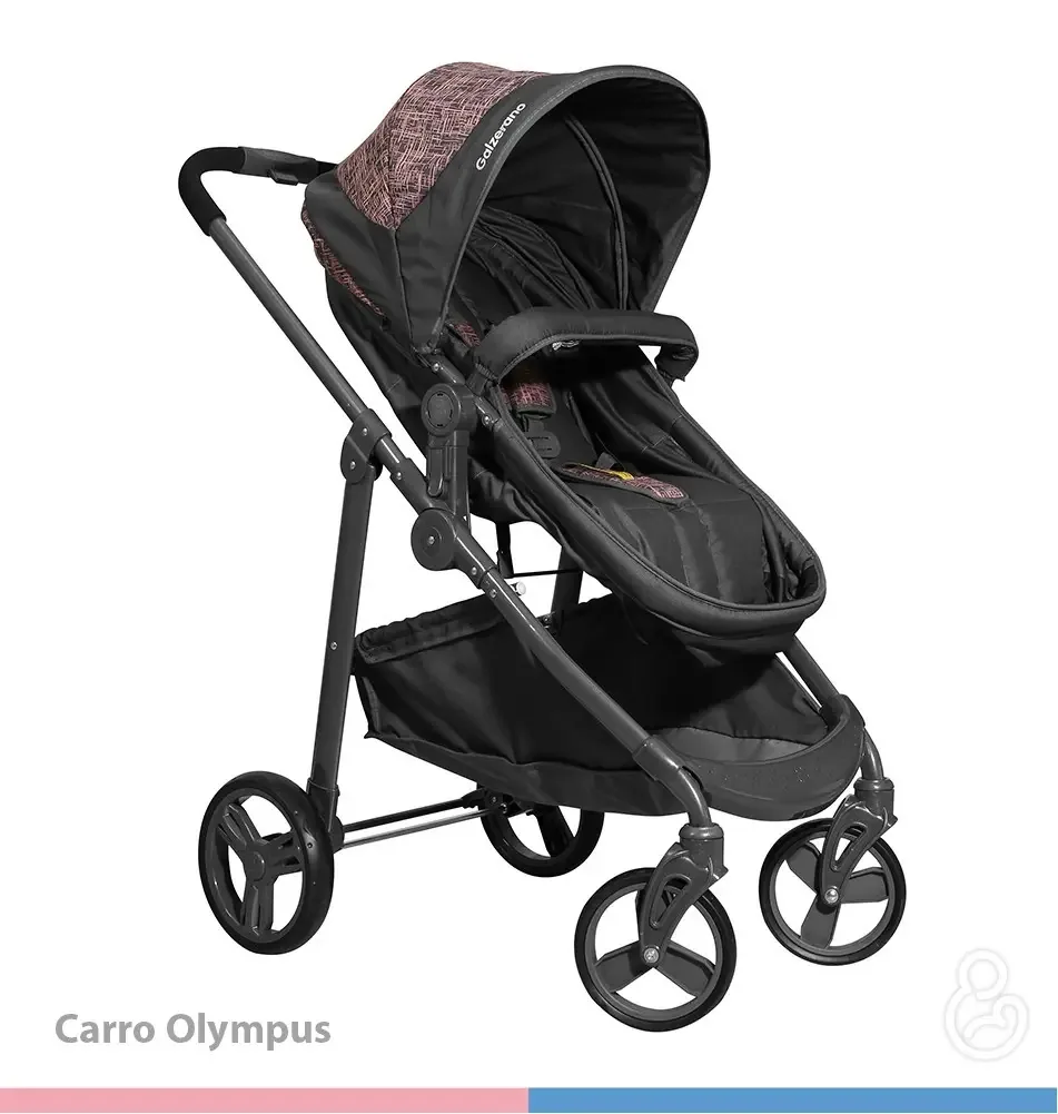Carrinho Olympus Grafite Rosa Grr