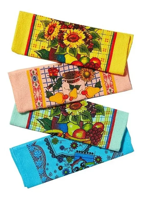 Kit 10 Panos De Prato Felpudo Alta Absorção Premium
