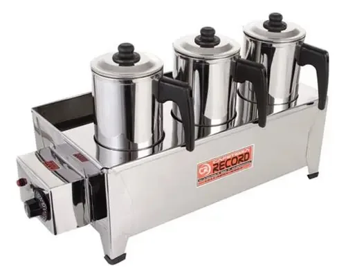 Esterilizador 3 Bules Café E Leite Inox Com Termostato