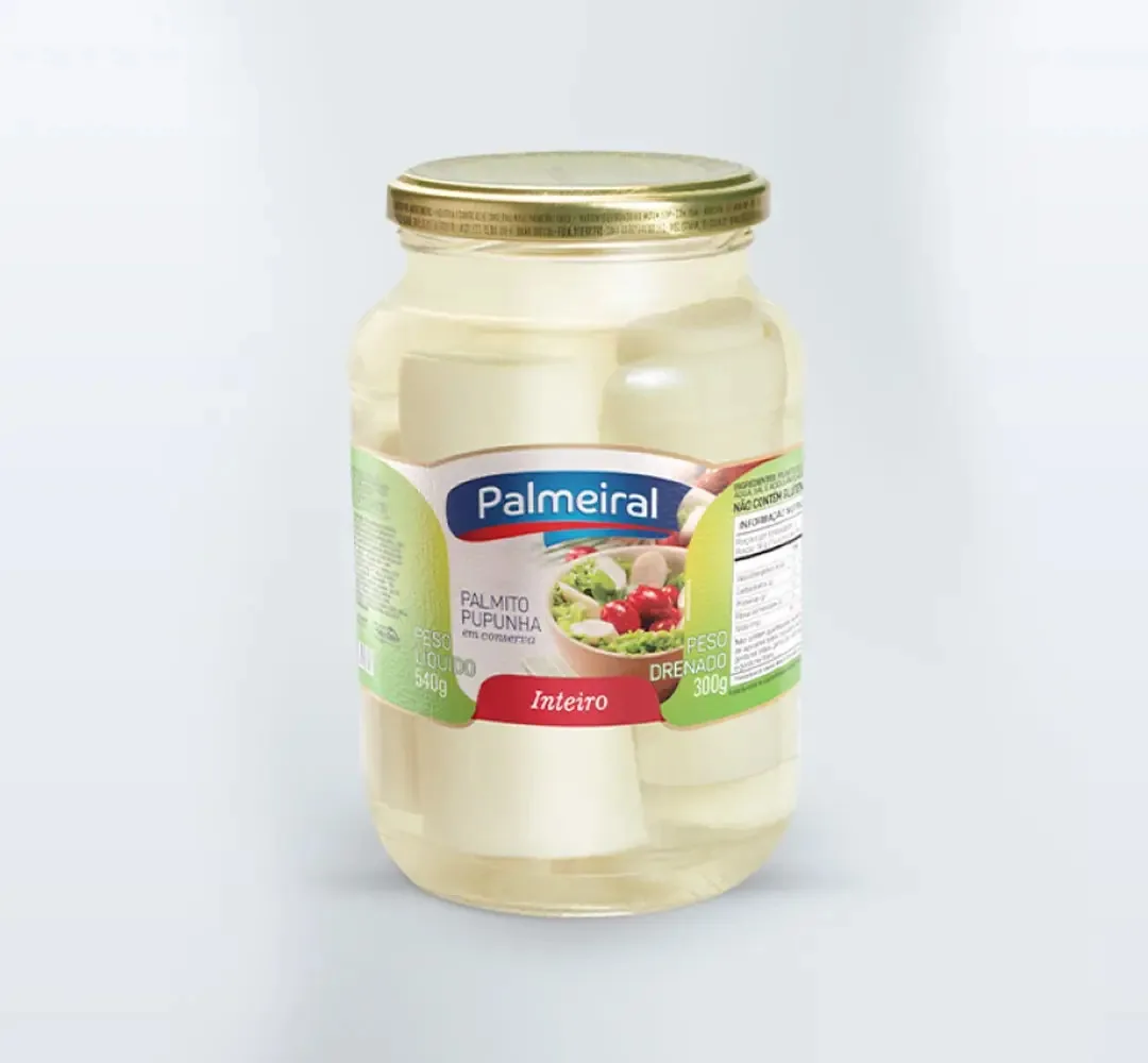 Palmito Pupunha Palmeiral 300g Inteiro