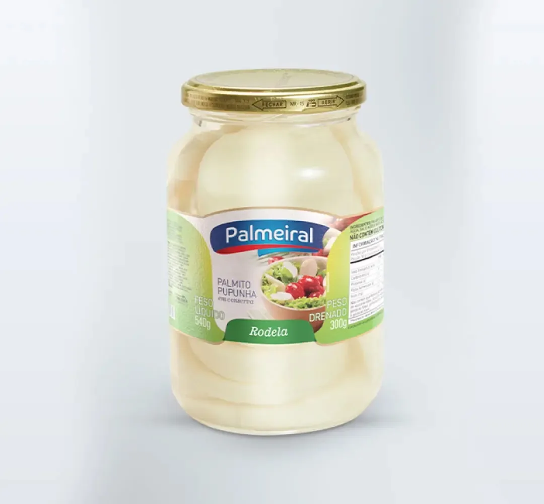 Palmito Pupunha Palmeiral 300g Rodela
