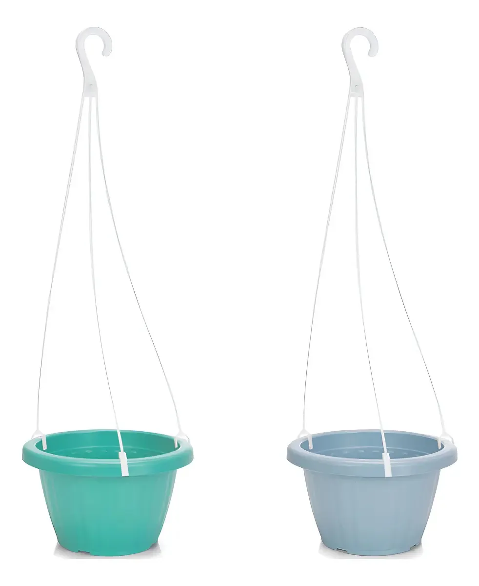 Kit Com 3 Vasos 1200ml Para Pendurar Hastes Plantas E Flores