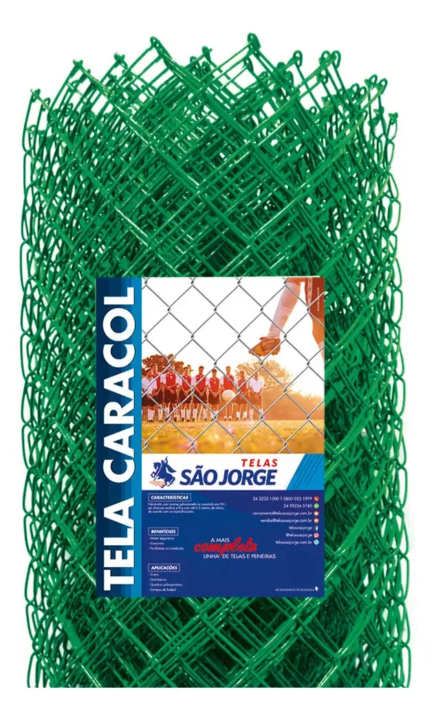 Tela Caracol Pvc 2 Fio 16 Rl 15x1,50m