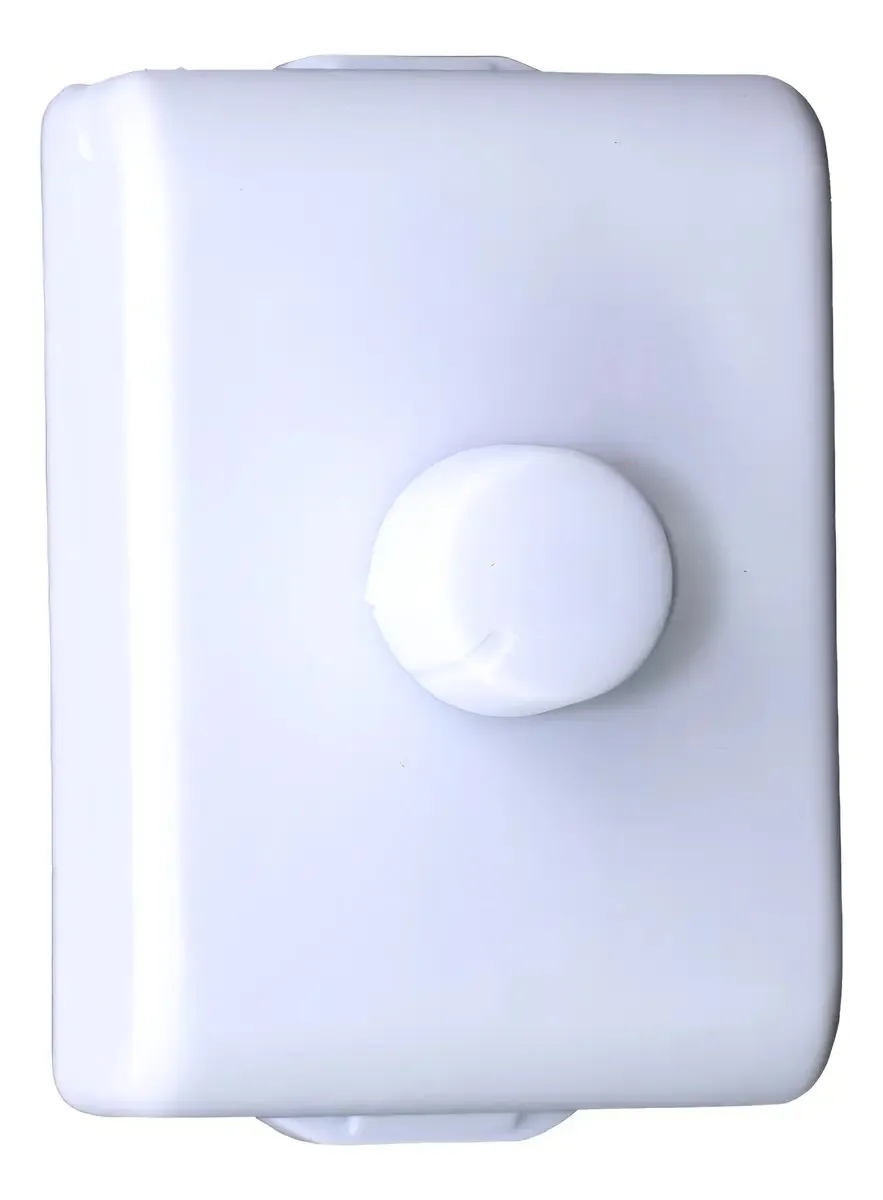 Dimmer Rotativo Analogico Variador Externo Branco 127v