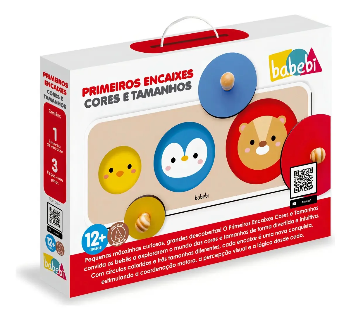 Classificador de Formas e Cores Babebi para Bebês