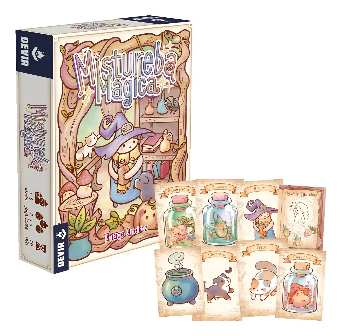 Card Game Mistureba Mágica Mistura Ingredientes E Poções