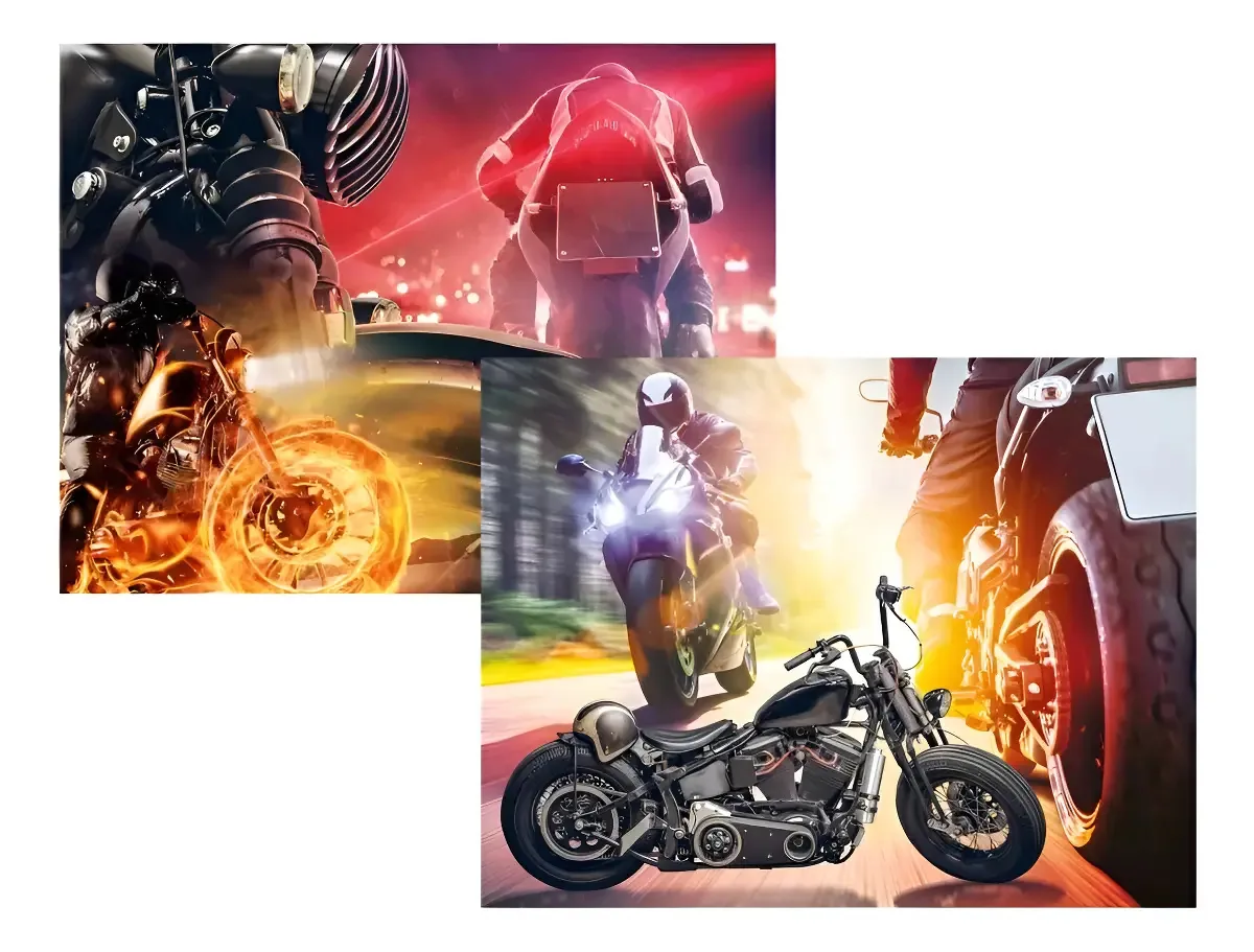 Puzzle C/100 Pcs Motos
