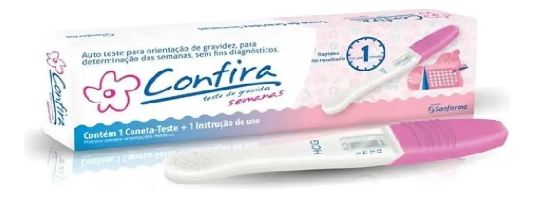 Teste De Gravidez Confira Semanas Sanfarma 1und 24