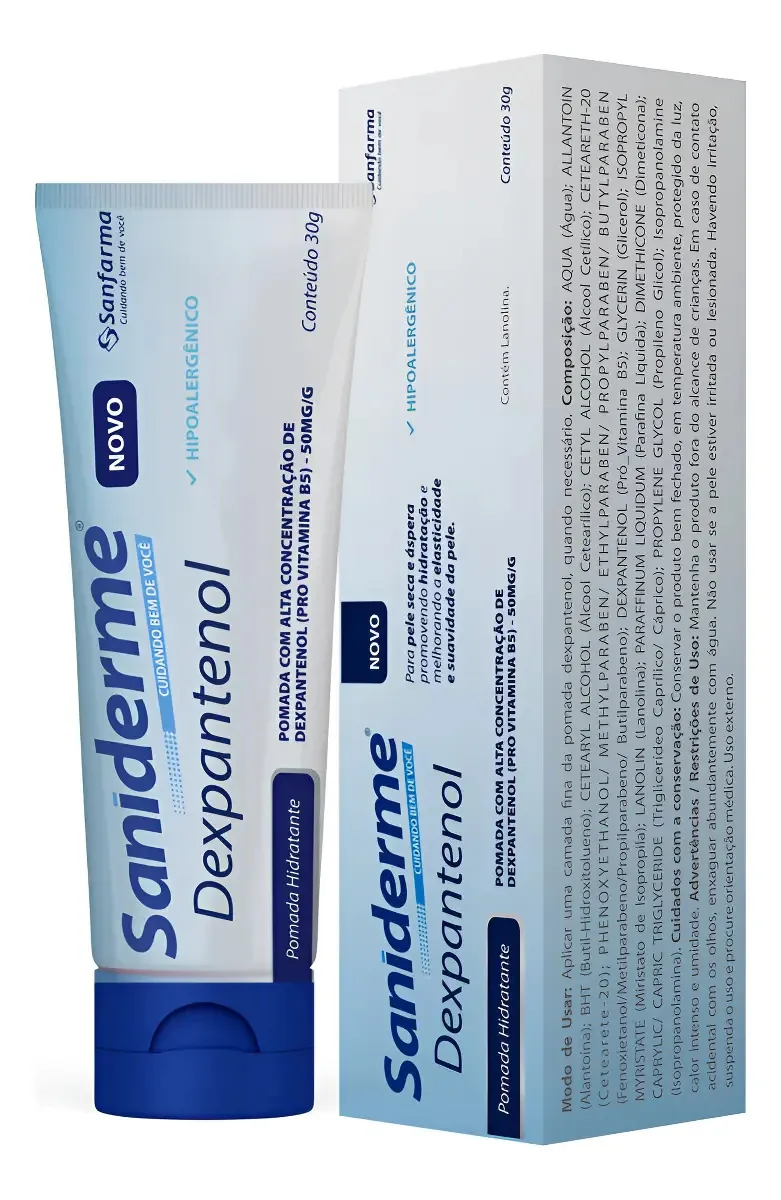 Pomada Hidratante Cicatrizante Dexpantenol 30 Ml