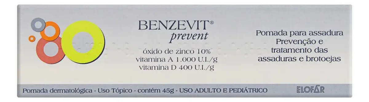 Benzevit 45g Pomada Dermatológica