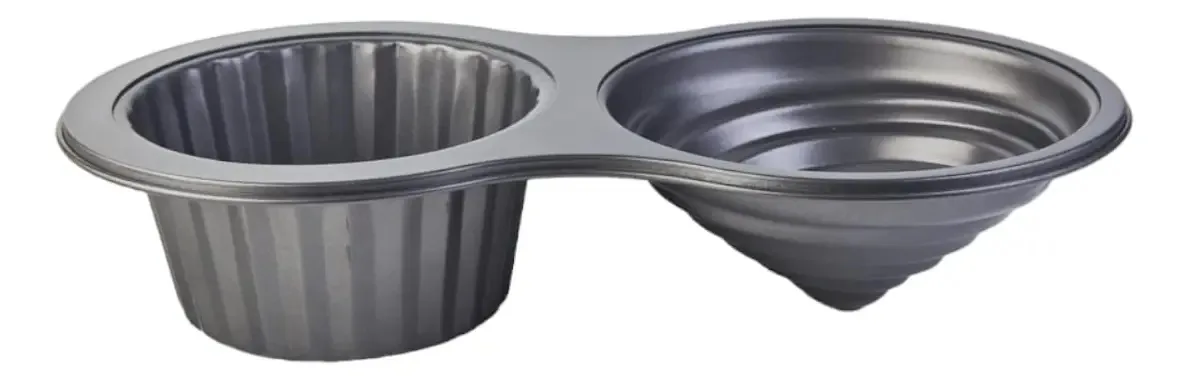 Simil Wilton 3d Simil Wilton Giant Cupcake Mold Cor cinza