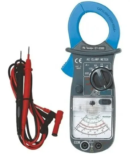 Alicate Amperímetro Analógico Minipa Et-3006