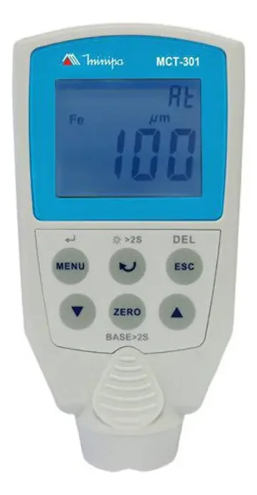 Medidor De Espessura De Camada Minipa Mct-301