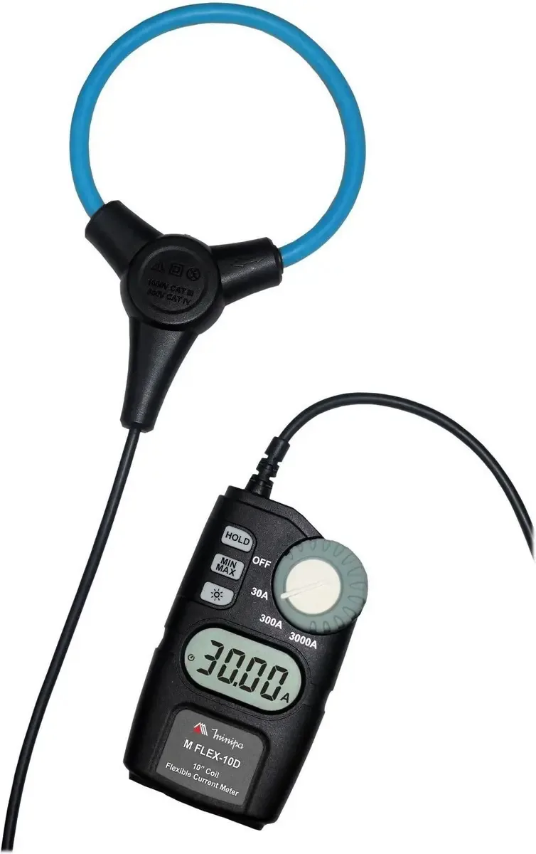 Alicate Amperímetro Minipa MFlex 10D com Garra Flexível CAT IV 600V