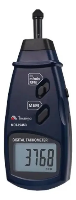 Tacômetro De Contato Digital Mdt-2245c Minipa