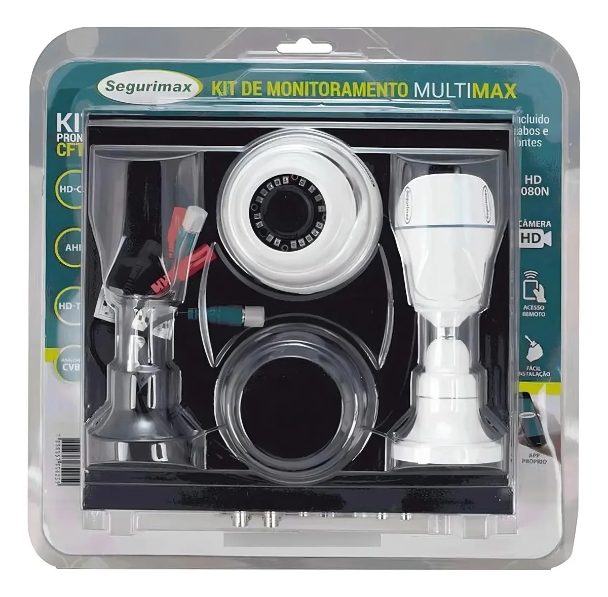 Camera De Seguranca Segurimax 4canais+2cameras Hd Kit 27636