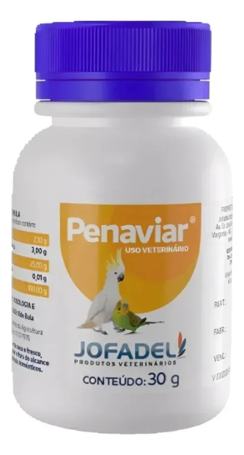 Penaviar 30g Trata Doença Icciosa Em Aves Jofade