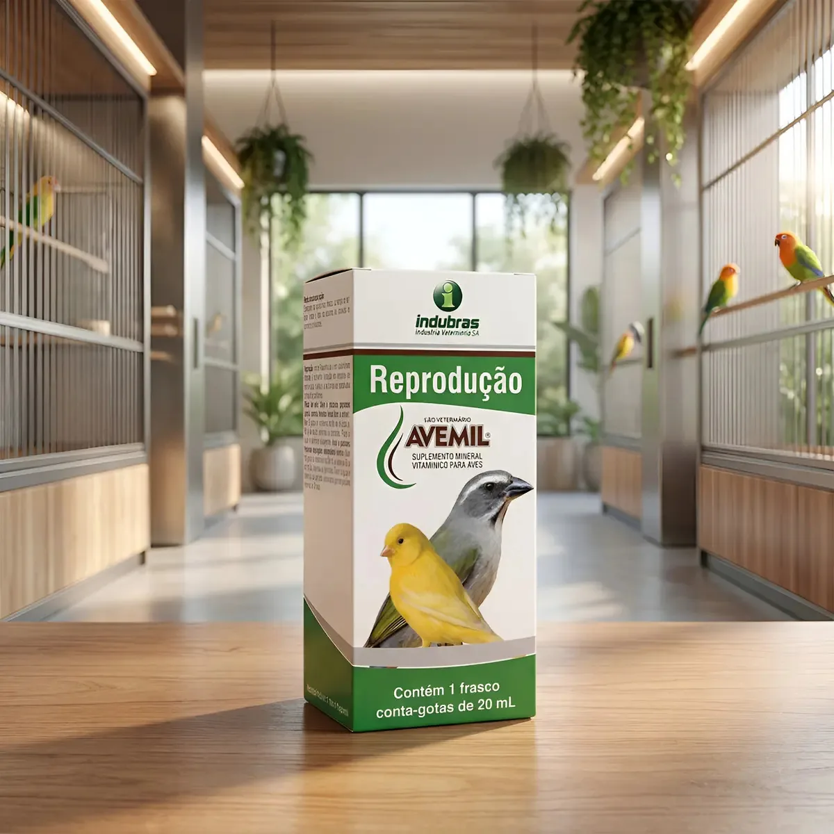 Vitaminas Passaros Suplemento Aves Avemil Reprodução