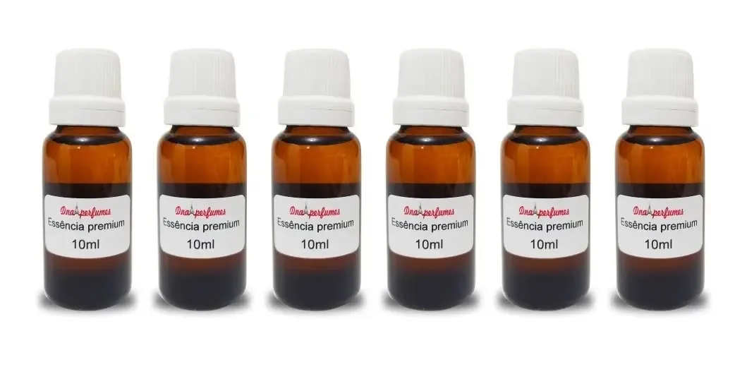 05 Essências Premium De 10ml Para Fabricação De Perfumes