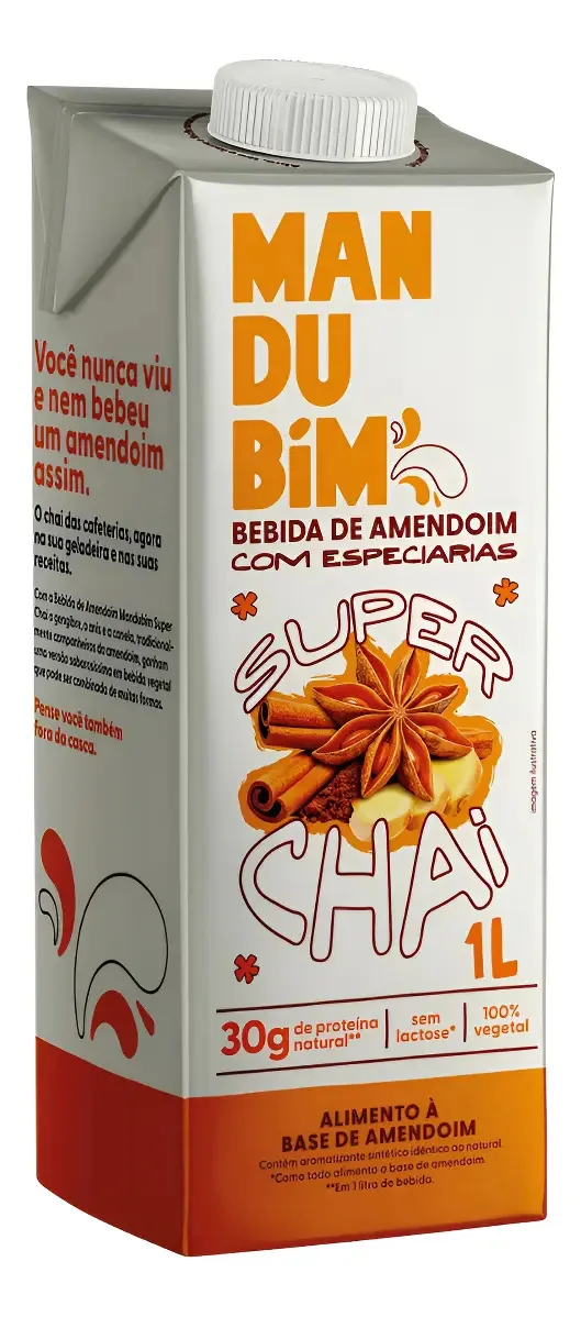 Leite De Amendoim Mandubim Super Chai 1l