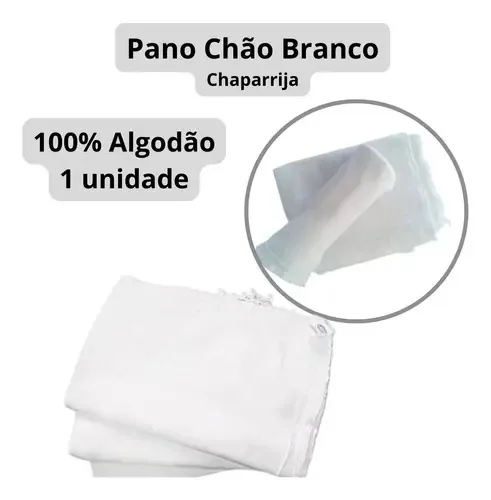 Saco Alvejado Chaparrija 34x52cm Branco