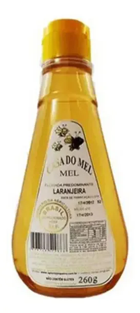 Mel De Laranjeira - Bisnaga 260g - Casa Do Mel