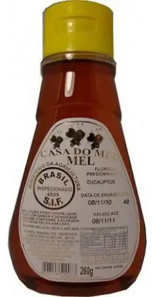 Mel Eucalitus Bisnaga 260g Casa Do Mel