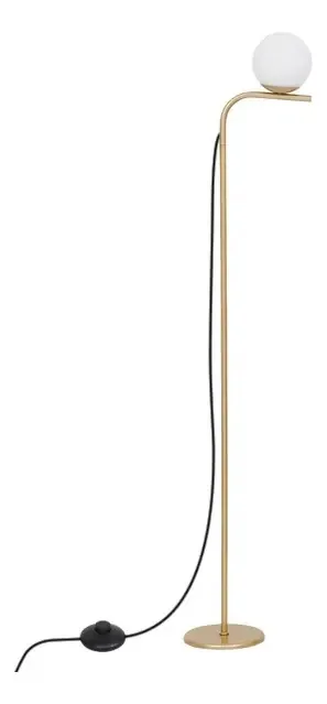 Luminária De Chão Dourado 1,5m Moon Spot Line