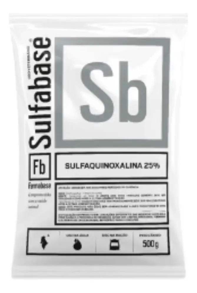 Sulfabase Sulfaquinoxalina Coccidiose Aves 500g