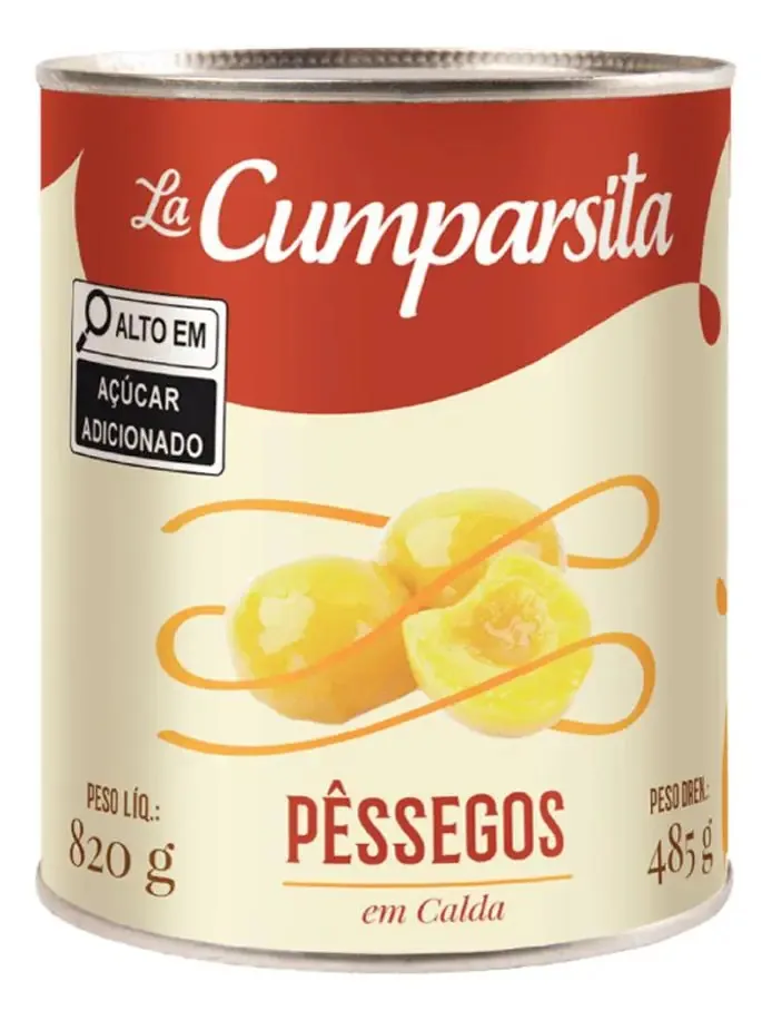 Pessego Em Calda La Cumparsita 485g