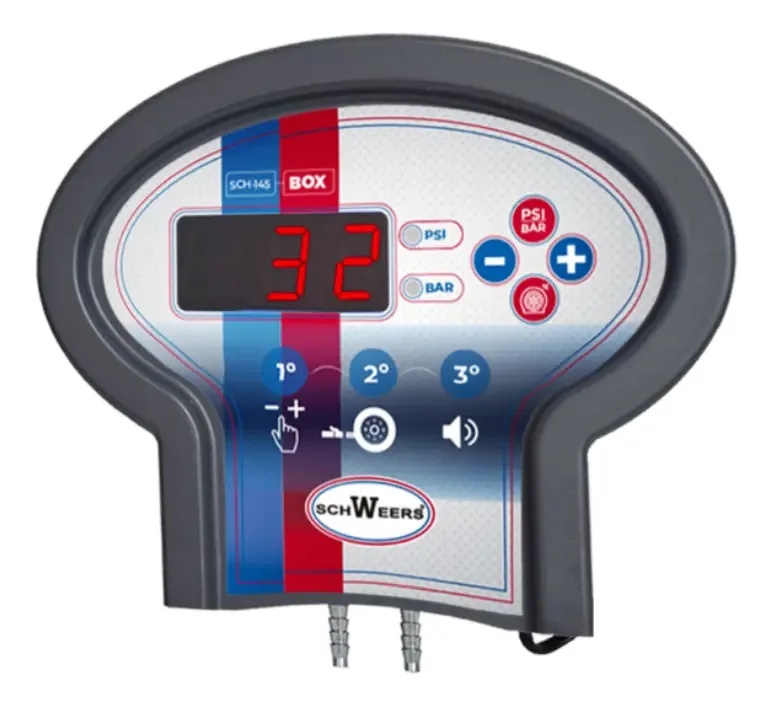 Calibrador De Pneus Eletrônico Digital Sch 145 Cor Cinza-escuro