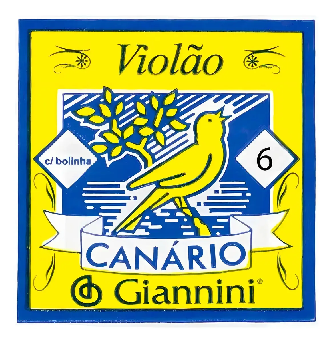 Corda Avulsa Violão Nylon 0.043 GENWB Sexta Giannini