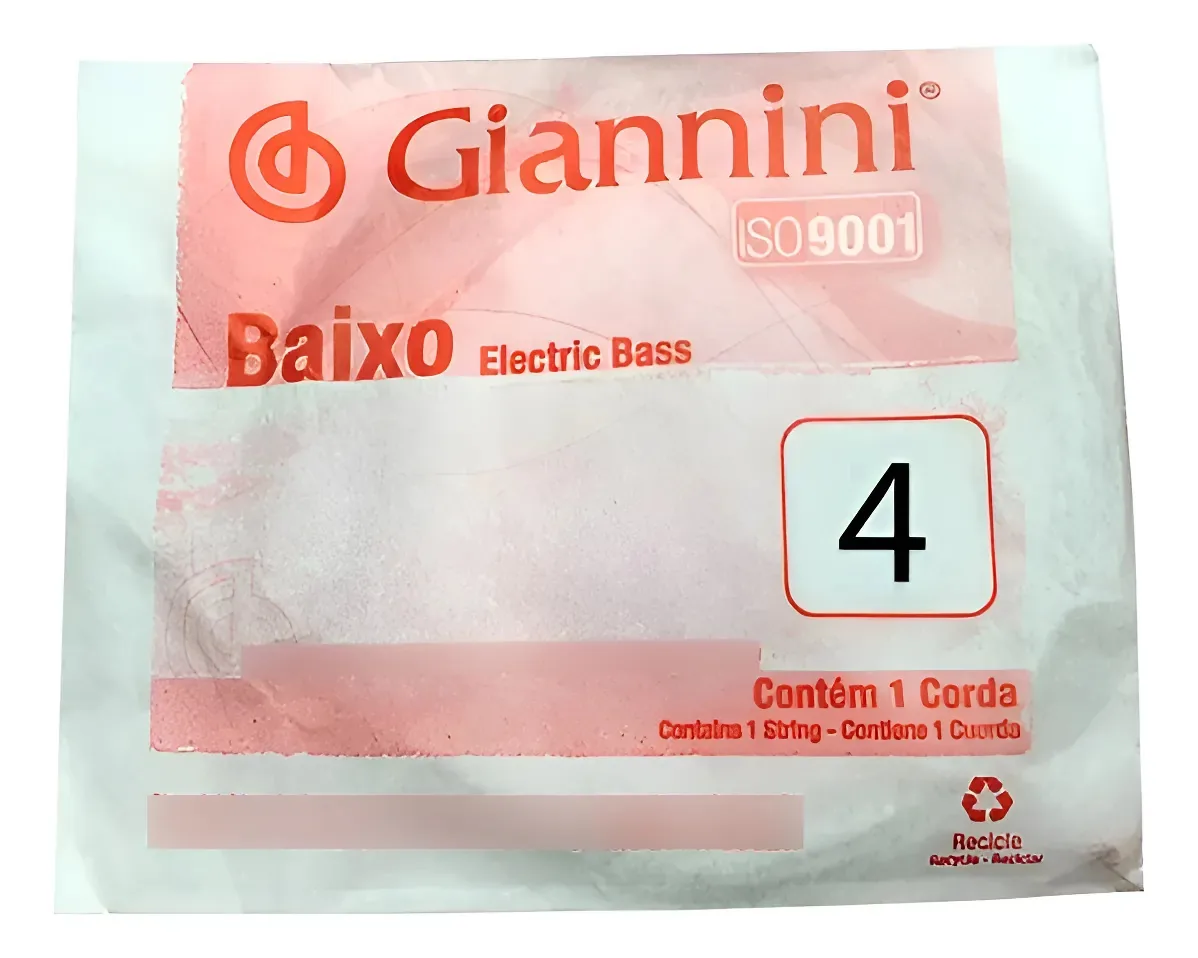 Corda Avulsa Baixo 0.105 (e) Mi Giannini Geeb-105av