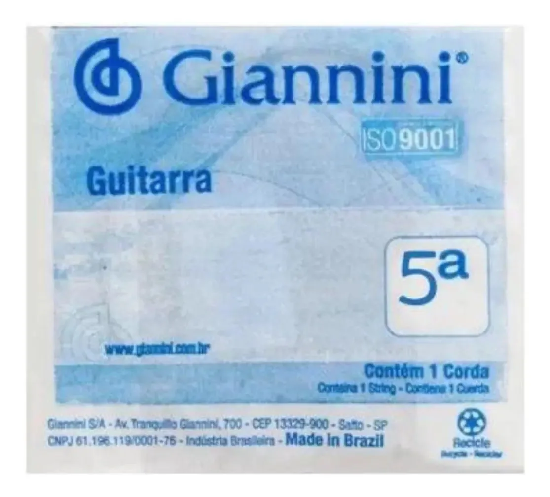 Corda Guitarra Ligth Geegst10.5 C/6 Giannini
