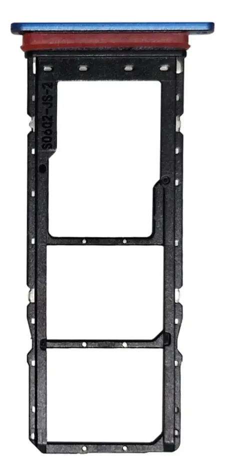 Bandeja Slot Chip Gaveta Sim Card Compatível Moto E40 Cor Azul