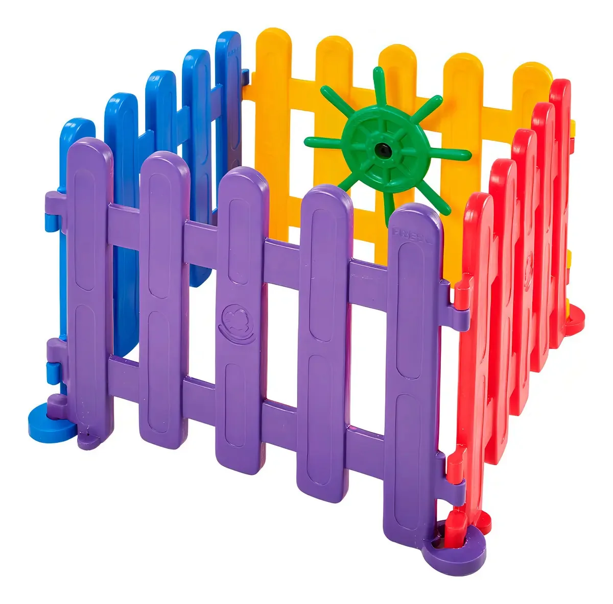 Cercadinho Infantil Portátil De Plástico Para Bebês Freso Cor Colorido