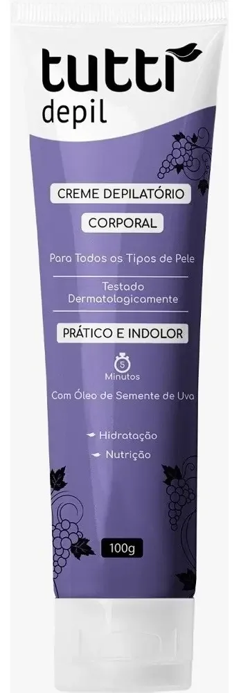 Creme Dep Tutti Depil Corporal Semente De Uva 100g