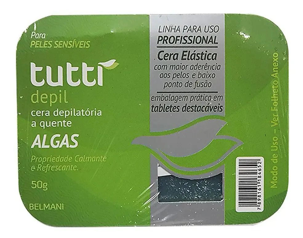 Cera Quente Elástica Algastutti Depil 50g