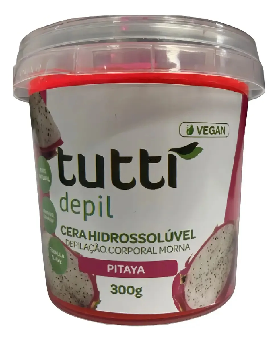 Cera Hidrossolvel Pitaya Tutti Depil 300g