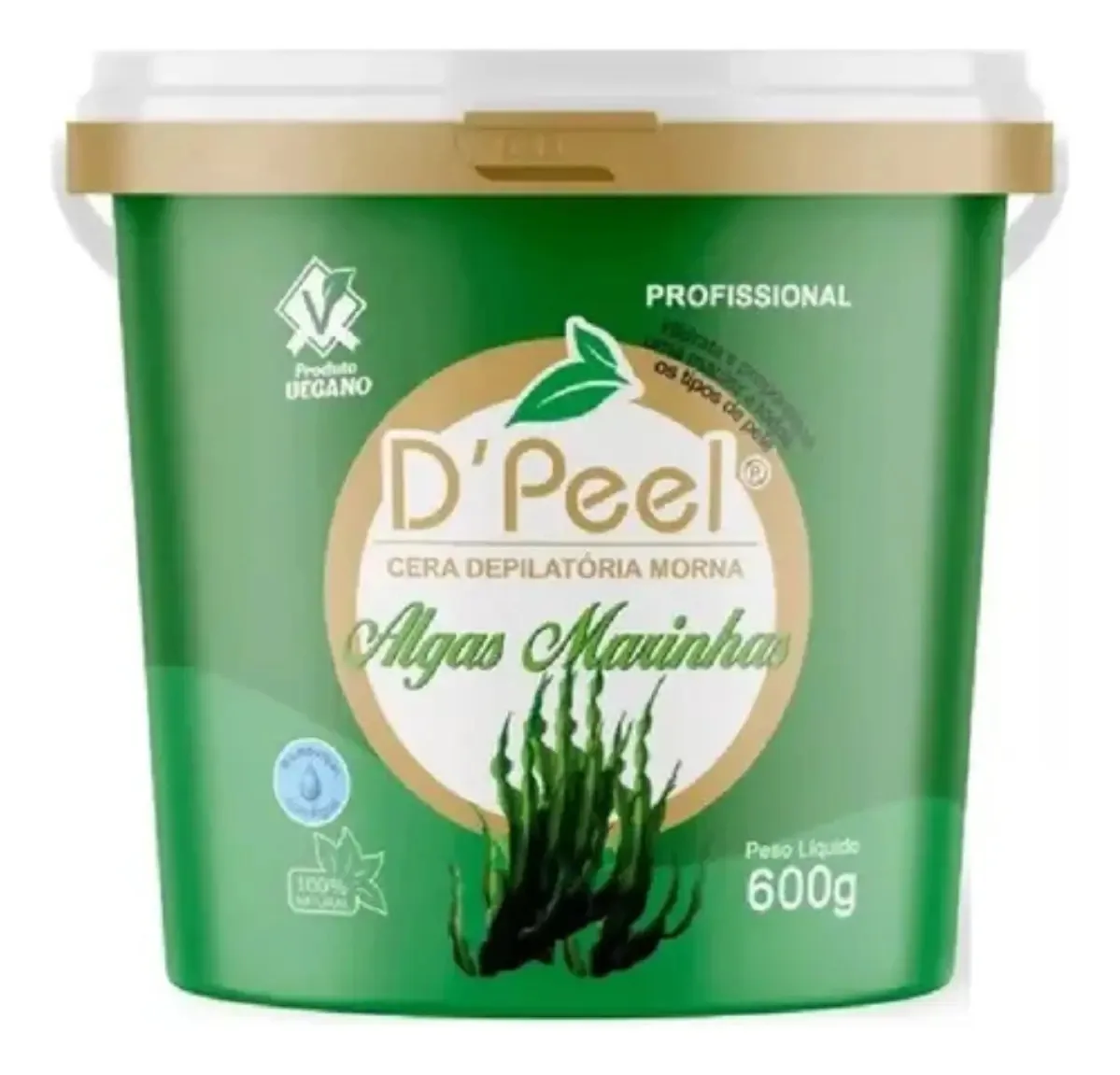 D´peel - Cera Depilatória Morna 600g - Algas Marinhas