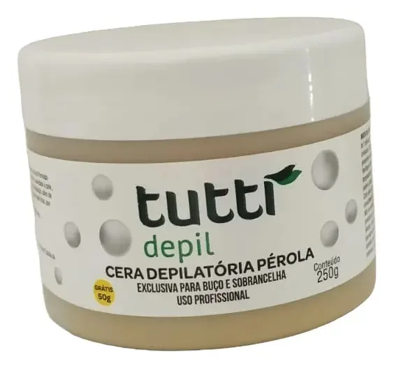 Cera Depilatoria Perola Buço / Sobrancelha 250g + 50g